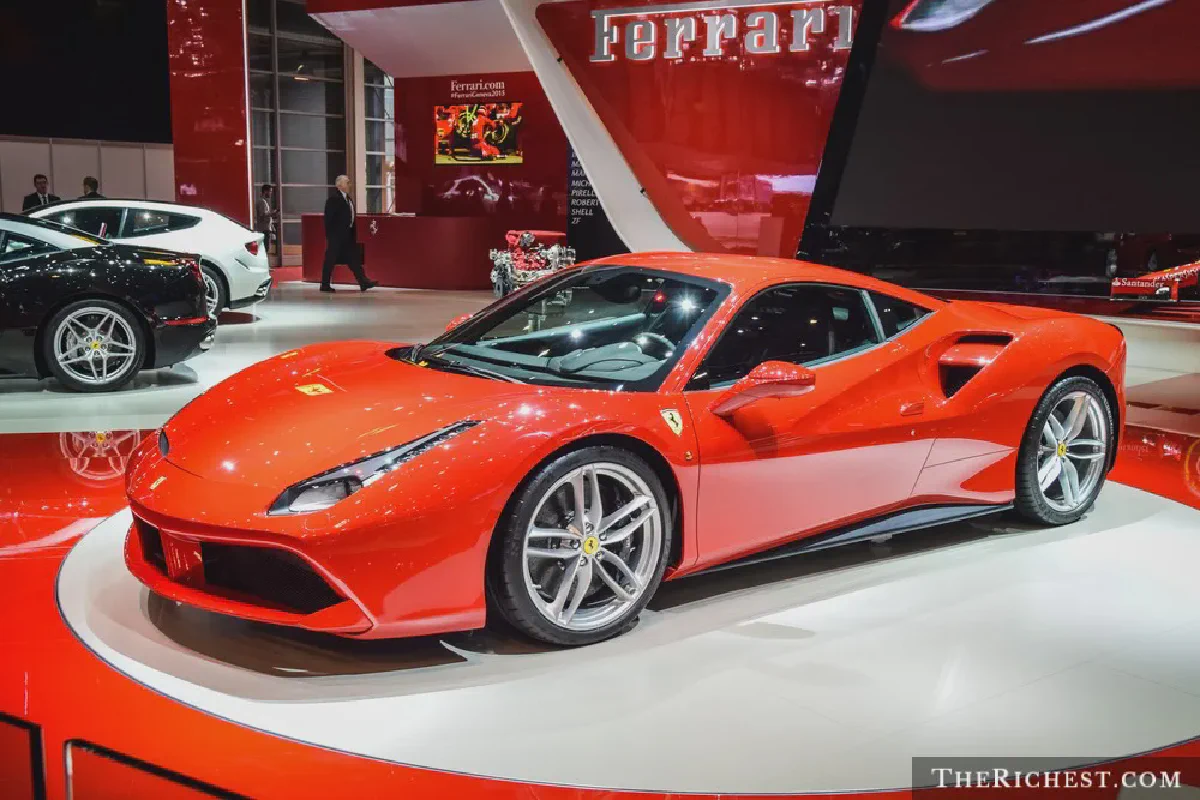 Изображение суперкара Ferrari 488 GTB